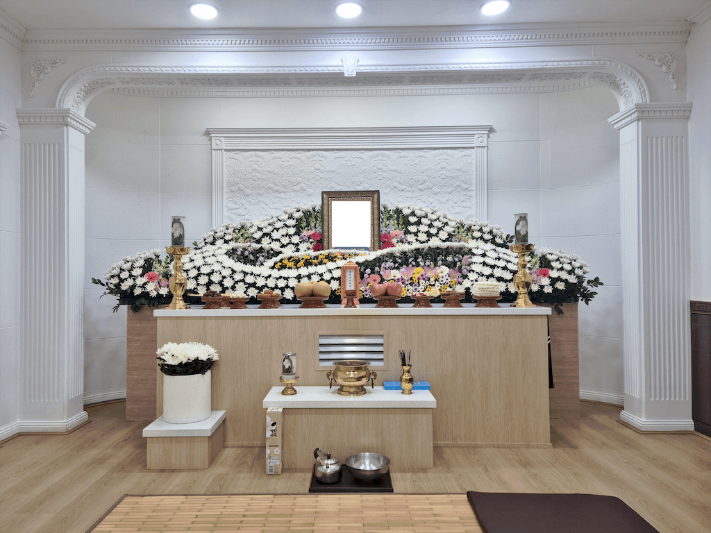 남양주한양병원 장례식장 빈소 제단